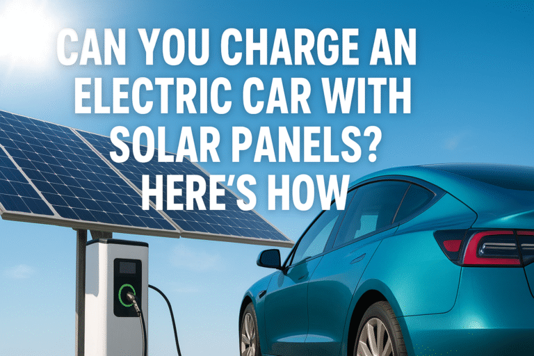 Can You Charge an Electric Car with Solar Panels?